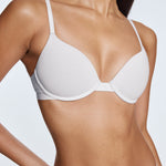 Supima® Cotton Lift Up Bra Duo White/Heather Grey