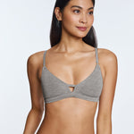 Supima® Cotton Wirefree Bra Duo Heather Grey
