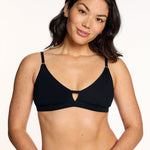 Supima® Cotton Wirefree Bra Duo Black/Heather Grey