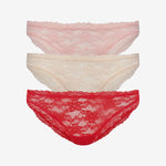 Effortless Lace Bikini 3 Pack