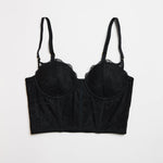 Lace Corset Top Black