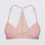 Lace Racerback Lift Up Bra Rosette