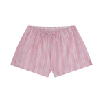 Cotton Lounge Short Lilas Stripe