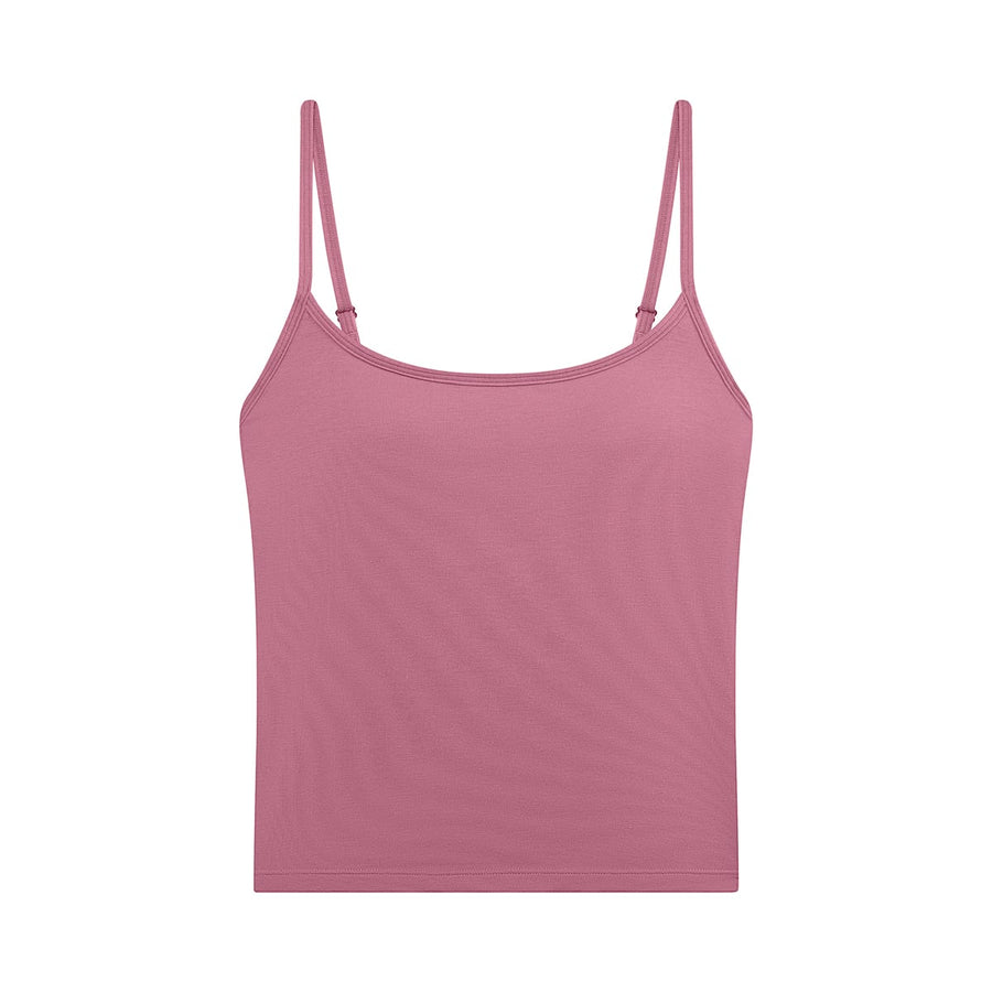 Supima® Cotton Cami Bra Lilas