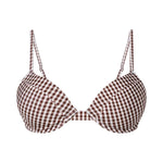 Lift Up Bikini Top Gingham