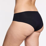 Simply Smooth No Show Hiphugger 3 Pack Black
