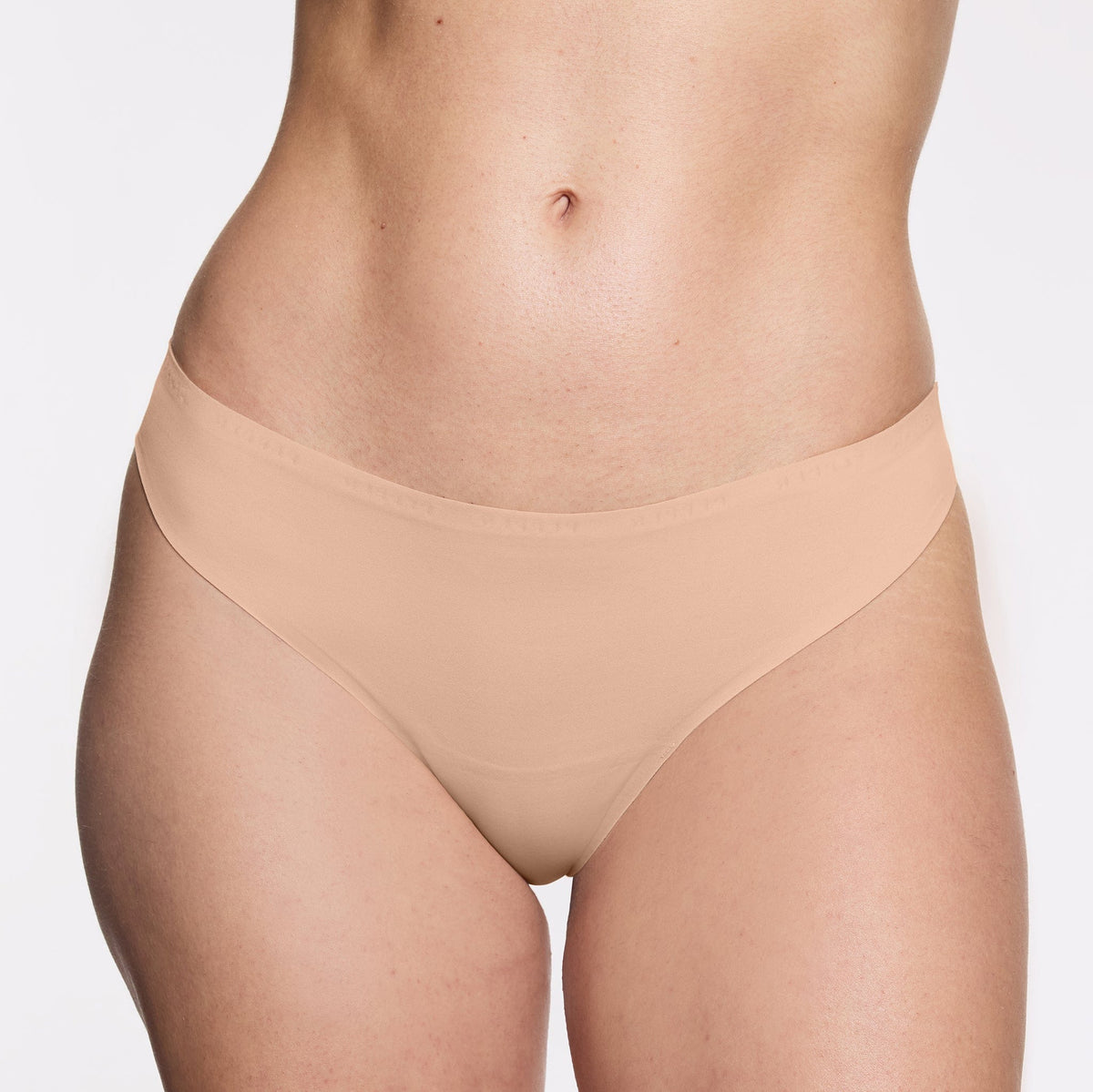 Simply Smooth No Show Thong 5 Pack Buff