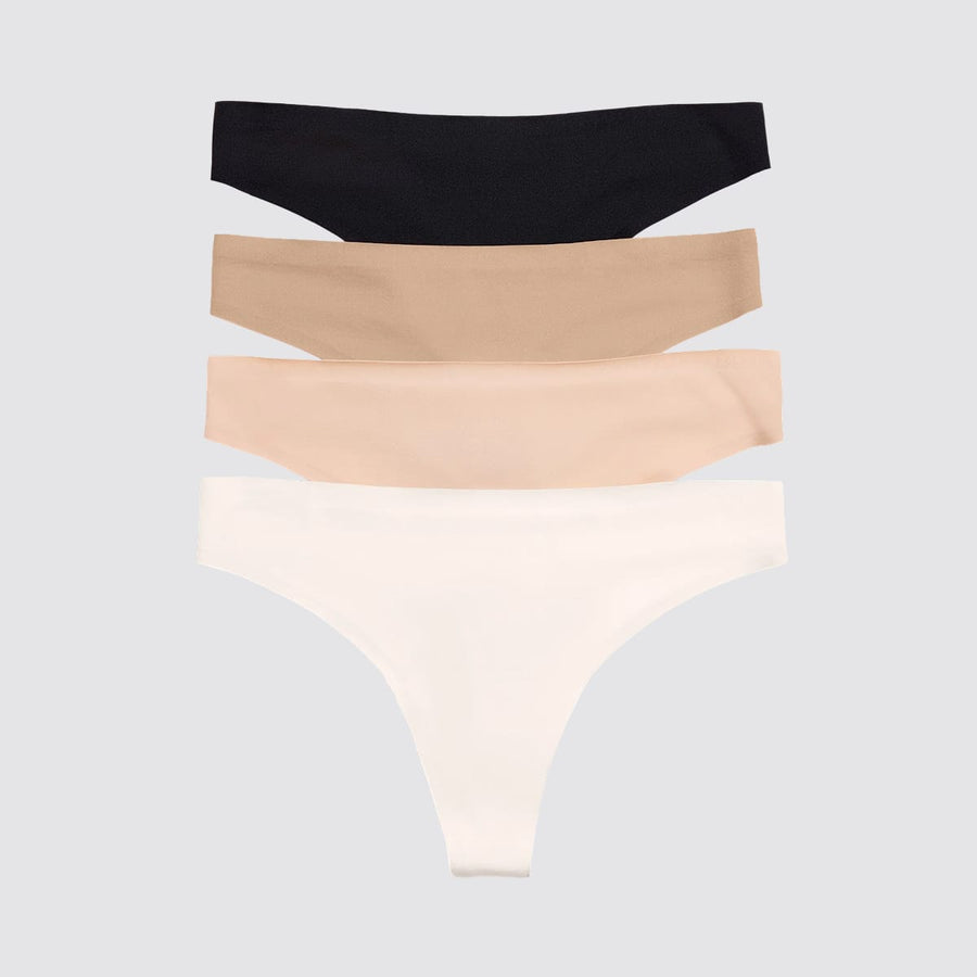 Simply Smooth No Show Thong Ecru