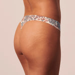 Simply Smooth No Show Thong 3 Pack Mesa/Terra/Black