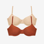 Simply Smooth T-Shirt Bra Duo Terra/Buff