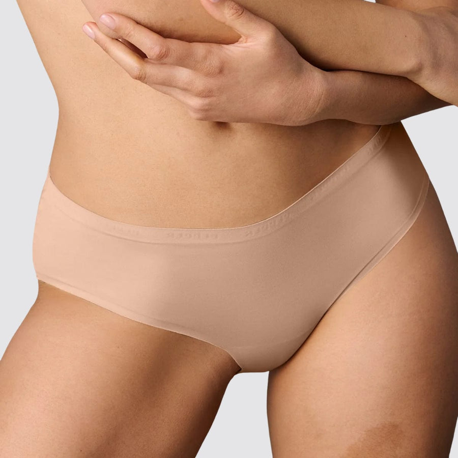 Simply Smooth No Show Hiphugger 3 Pack Terra/Buff/Black