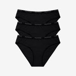 Supima® Cotton Bikini 3 Pack Black