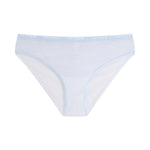 Supima® Cotton Bikini Powder Blue Stripe