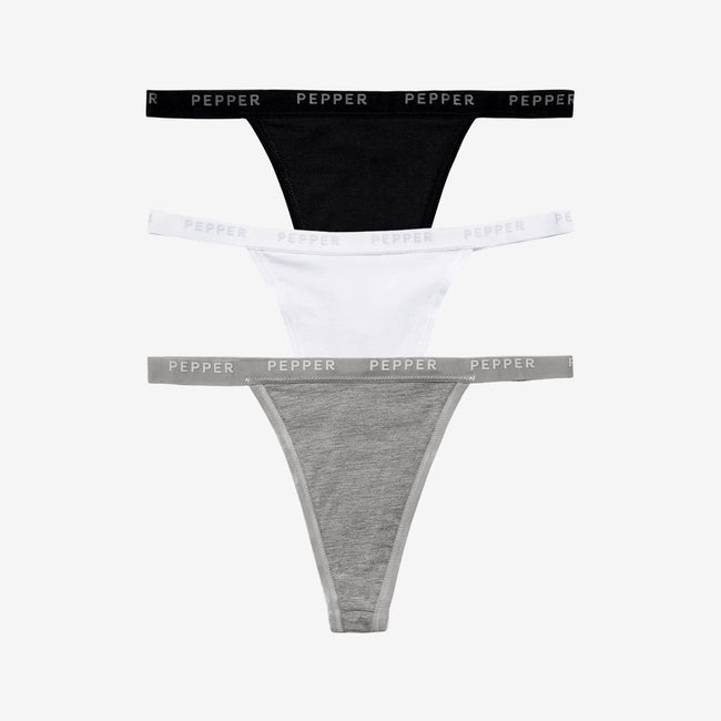 Supima® Cotton String Thong 3 Pack