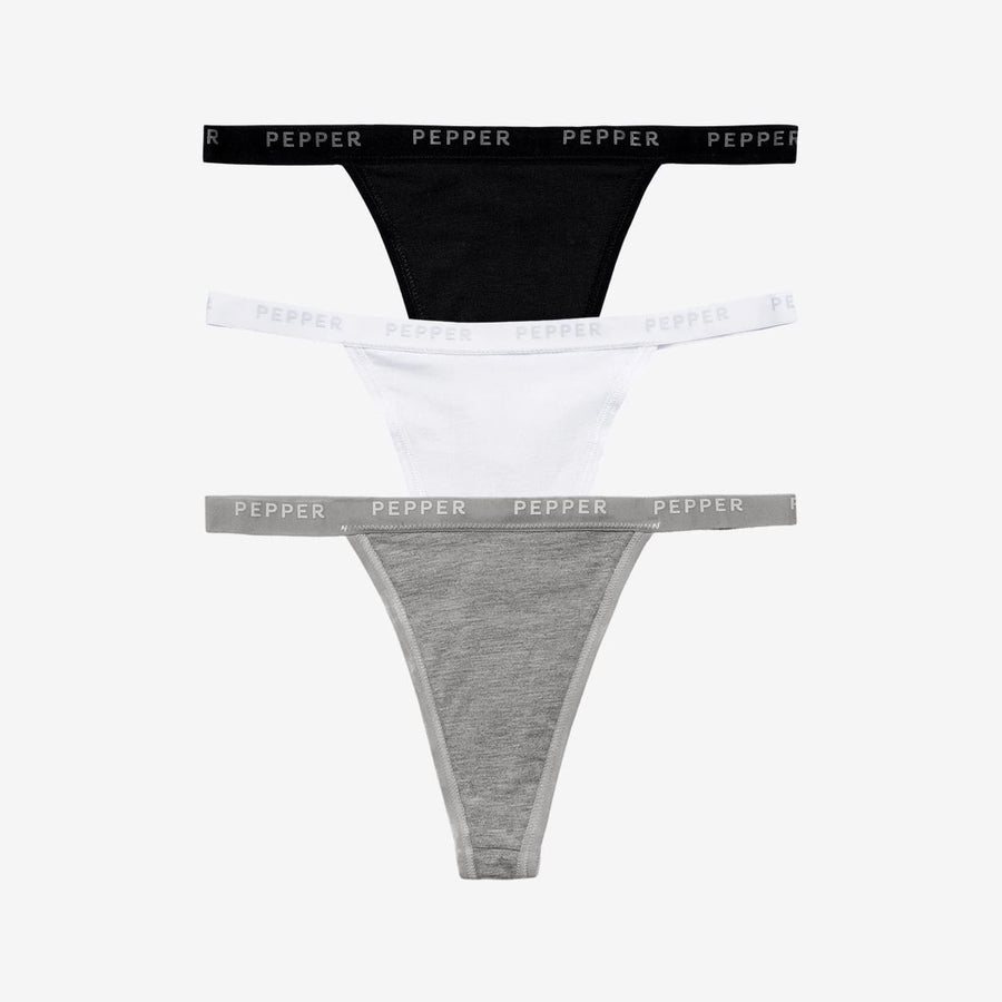 Supima® Cotton String Thong 3 Pack