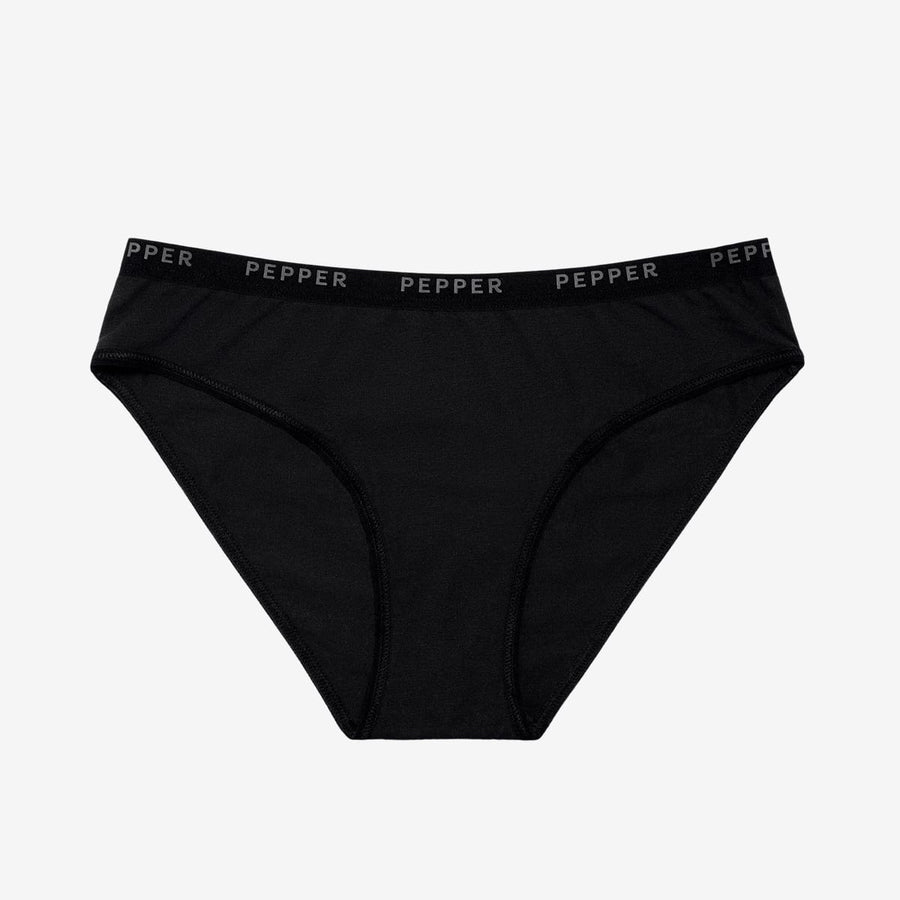 Supima® Cotton Bikini Black