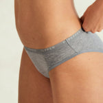 Supima® Cotton Bikini 3 Pack Heather Grey