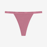 Supima® Cotton String Thong Lilas