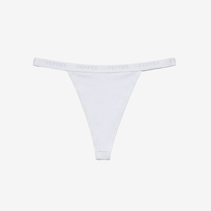 Supima® Cotton String Thong 3 Pack White