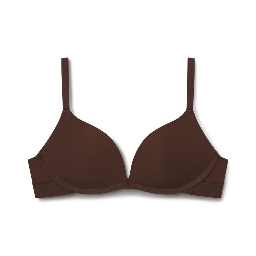 Zero-G Wirefree Lift Up Bra Espresso